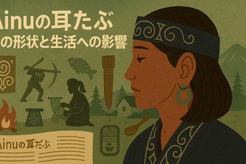 アイヌの耳たぶ：その形状と生活への影響