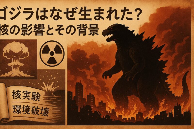 ゴジラはなぜ生まれた？核の影響とその背景
