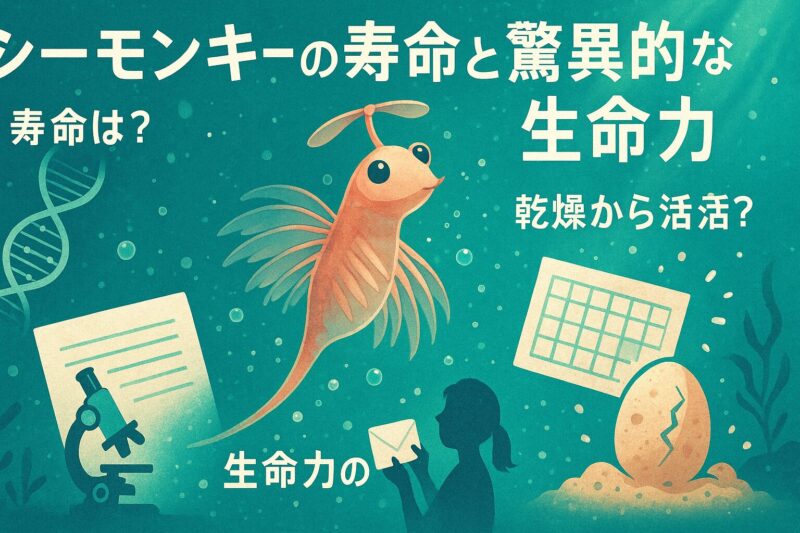 シーモンキーの寿命と驚異的な生命力について徹底解明