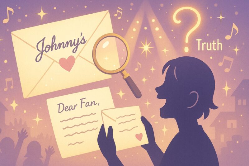 ジャニーズ ファンレター 返事きた：真実とは？
