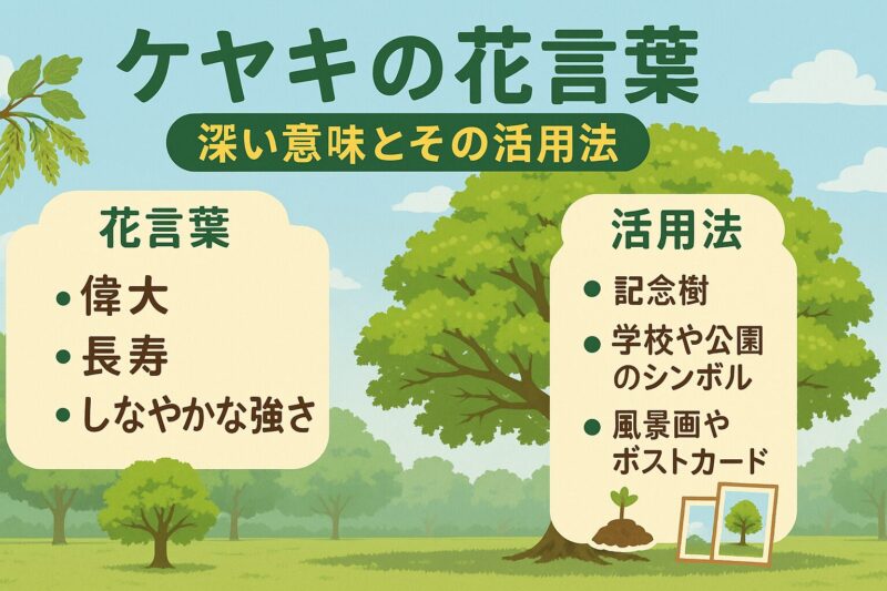 ケヤキの花言葉の魅力と由来