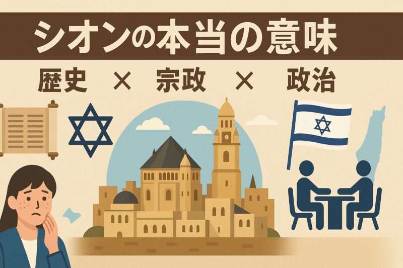 シオンの本当の意味：歴史、宗教、政治の交差点