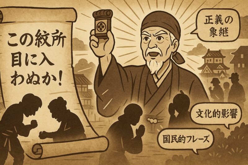 水戸黄門のセリフとその影響